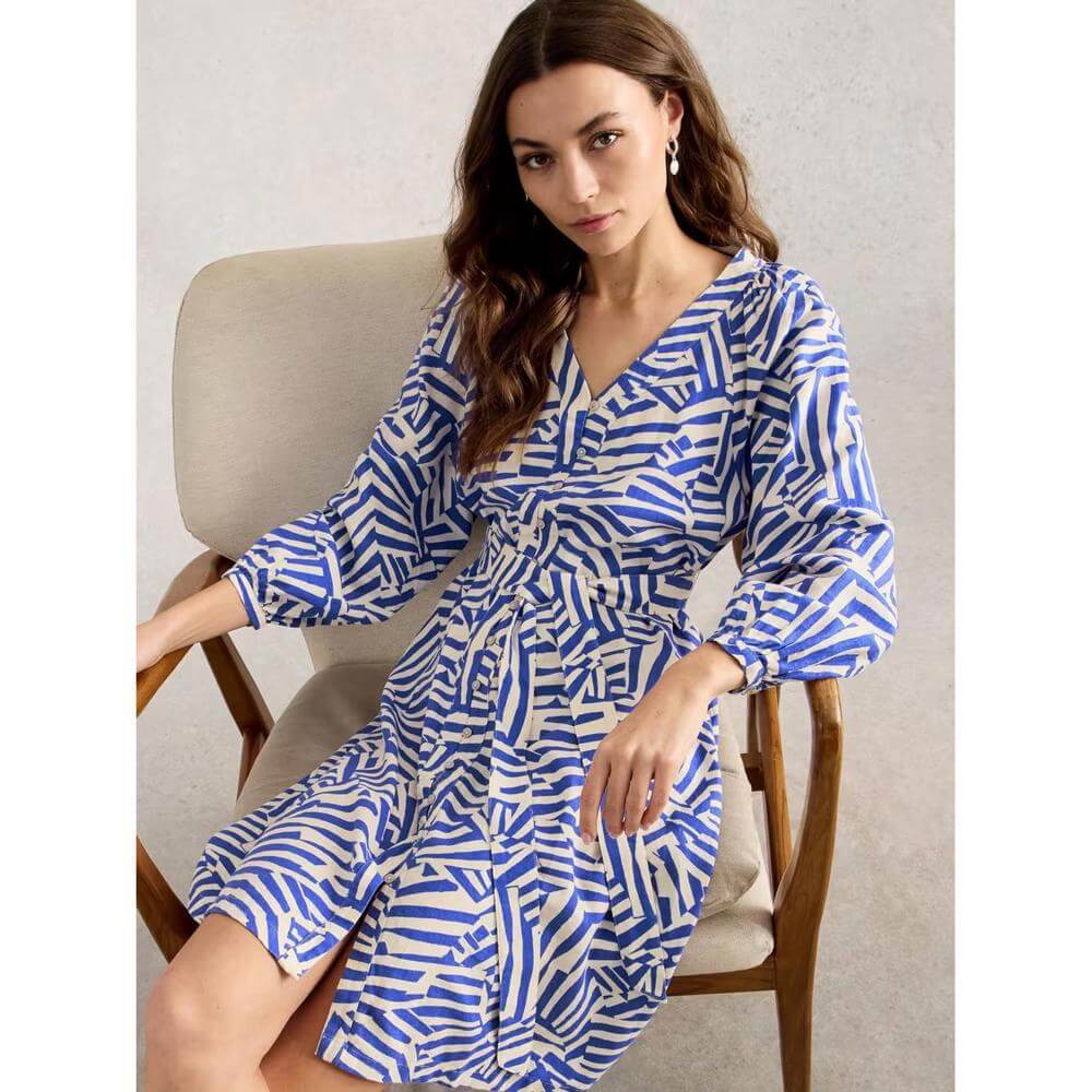 White Stuff Petra Linen Dress